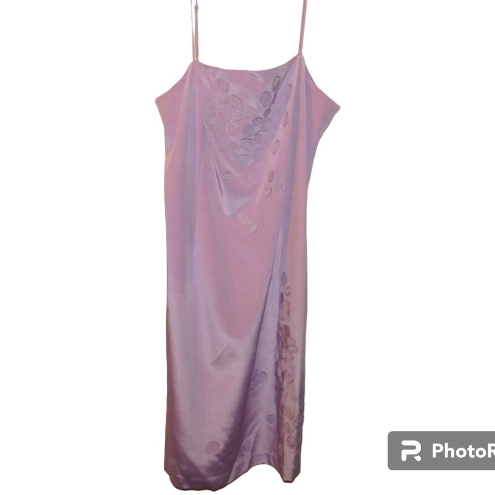 Vera Cristina Vintage Silk Blend Dress Size 14
